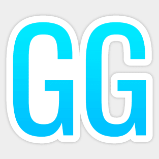 GG - Good Game Sticker